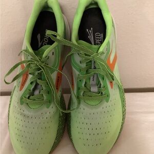 Brooks ..lime and orange